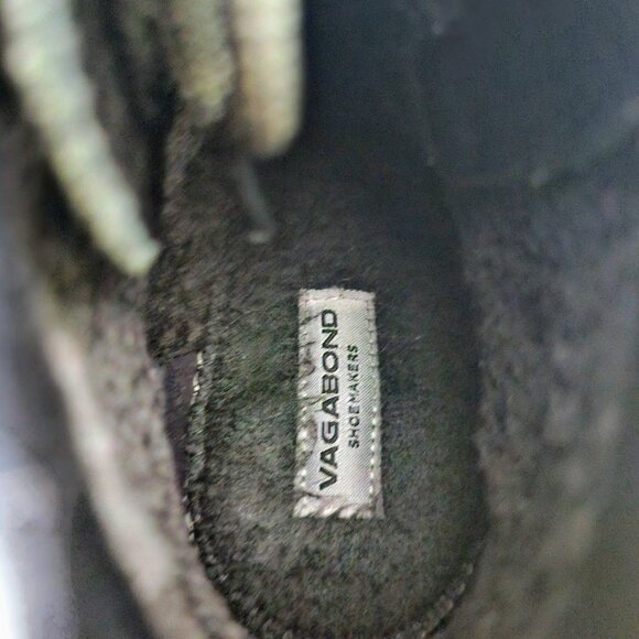 VAGABOND Grace Black Leather Lug Sole Lace Up Boots| Sz 10 - Picture 10 of 11